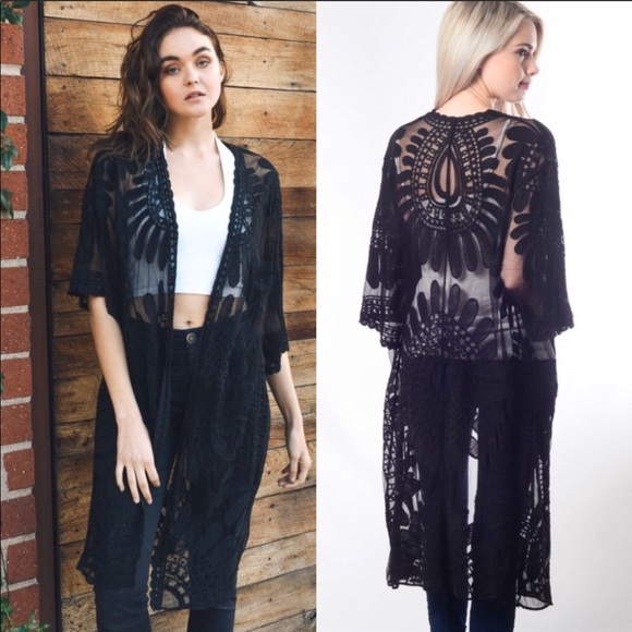 ⚡️LAST ONE⚡️Lace Kimono - Picture 2 of 2